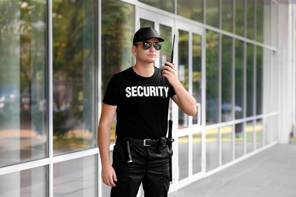 Male security guard